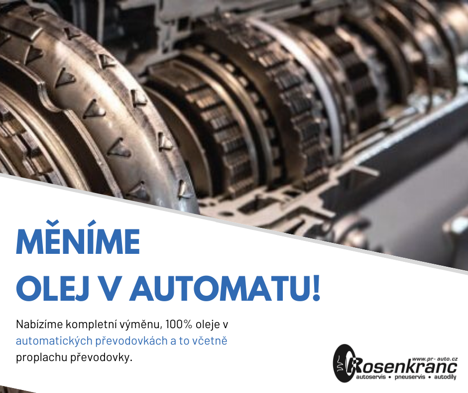 Výměna oleje v automatické převodovce